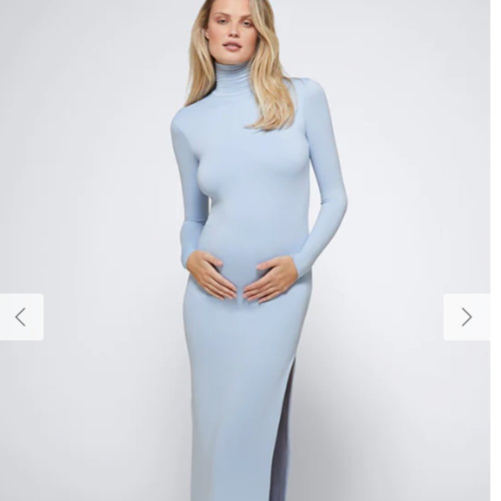The Monica Dress - Bumpsuit - Powder Blue - M